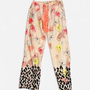 Victorias secret designer pajama bottoms Cheetah Print Size S